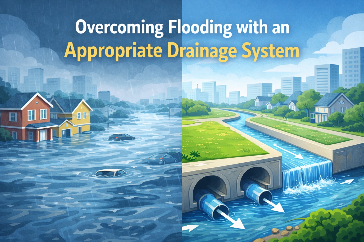 Overcoming Flooding with an Appropriate Drainage System