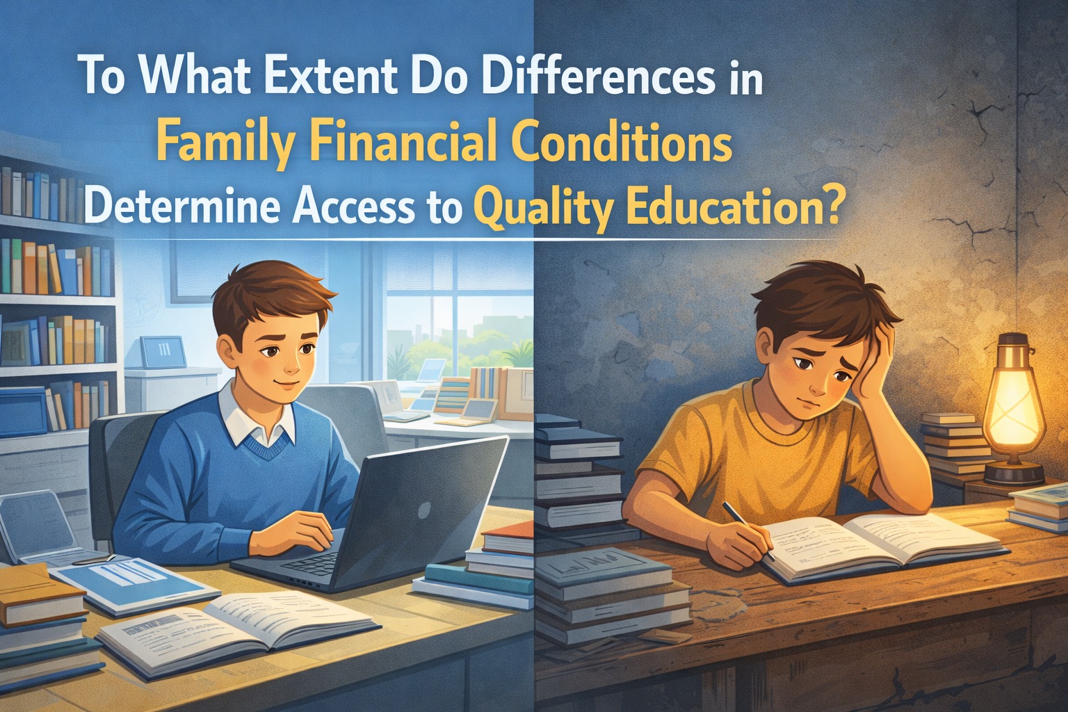 To What Extent Do Differences in Family Financial Conditions Determine Access to Quality Education?