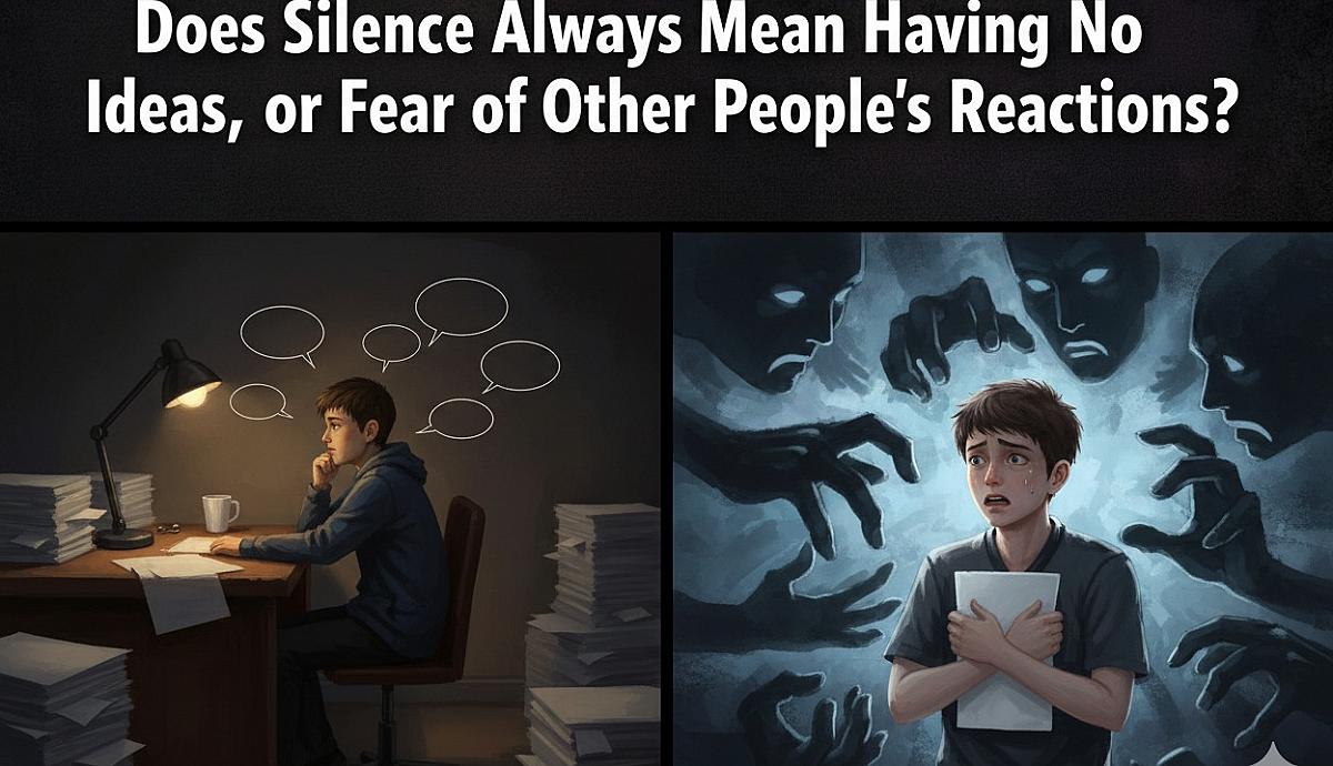 Does Silence Always Mean Having No Ideas, or Fear of Other People's Reactions?