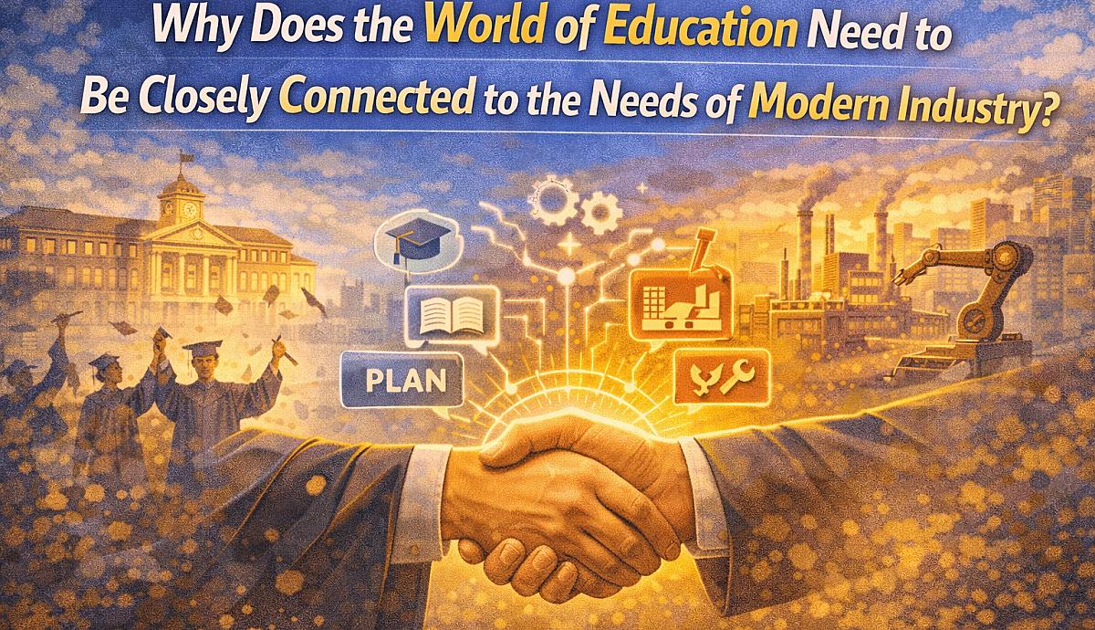 Why Does the World of Education Need to Be Closely Connected to the Needs of Modern Industry?