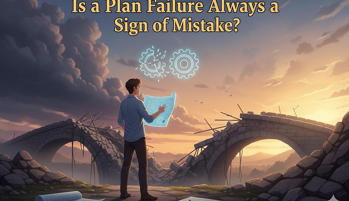 Is a Plan Failure Always a Sign of Mistake?