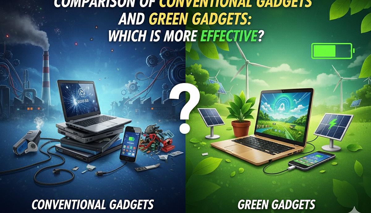 Comparison of Conventional Gadgets and Green Gadgets: Which is More Effective?