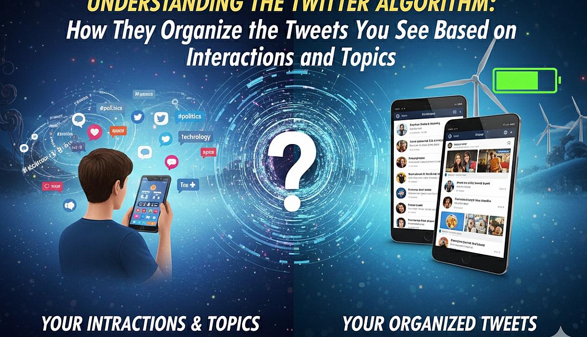 Understanding the Twitter Algorithm: How They Organize the Tweets You See Based on Interactions and Topics
