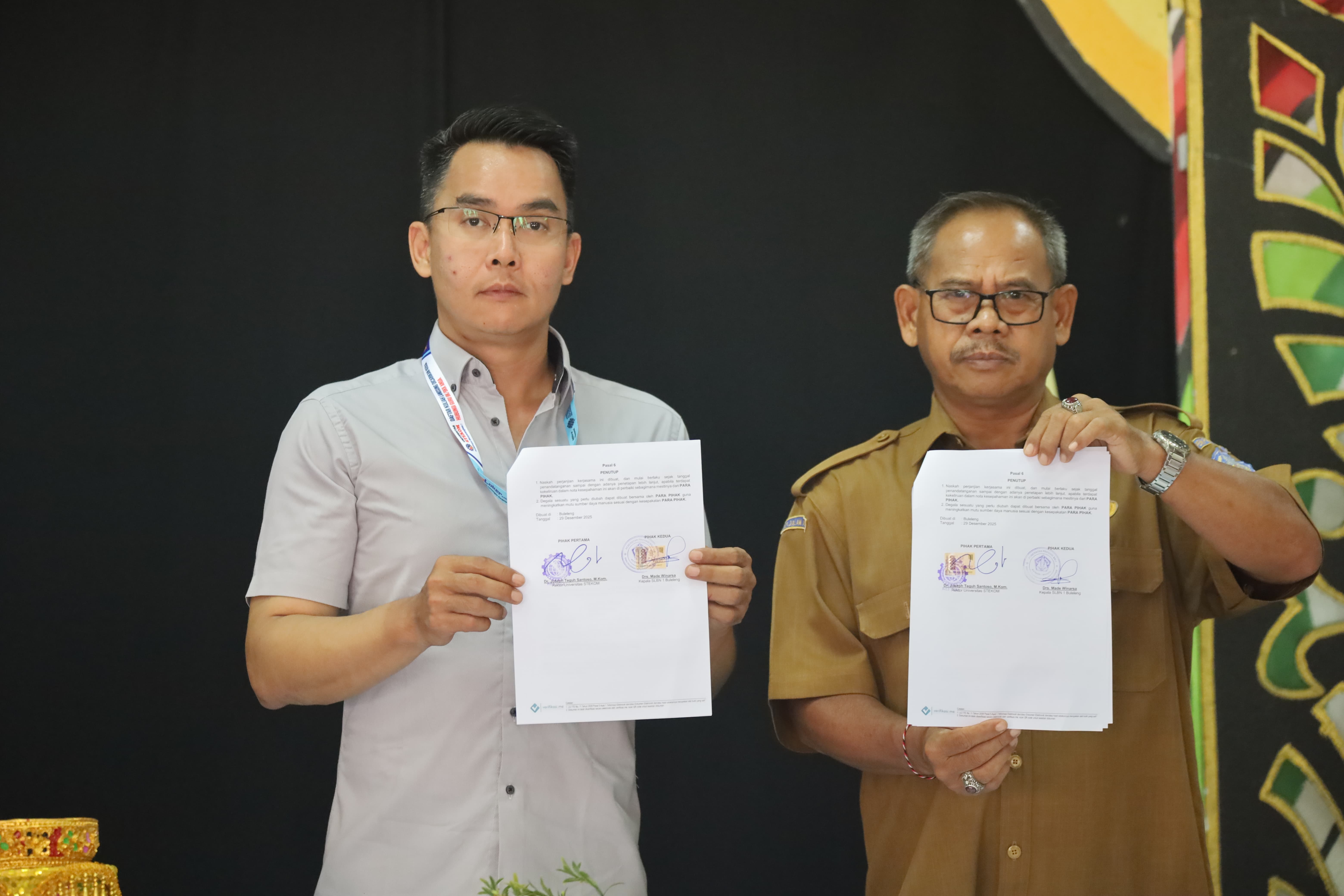 Universitas STEKOM Perkuat Pendidikan Inklusif melalui Penandatanganan MoU dengan SLB Negeri 1 dan 2 Buleleng