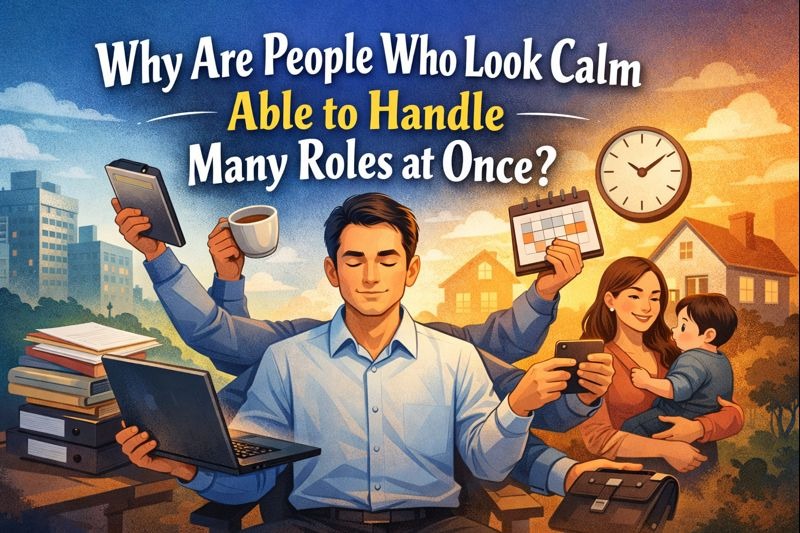 Why Are People Who Look Calm Able to Handle Many Roles at Once?