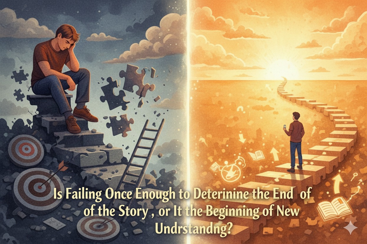 Is Failing Once Enough to Determine the End of the Story, or Is It the Beginning of New Understanding?