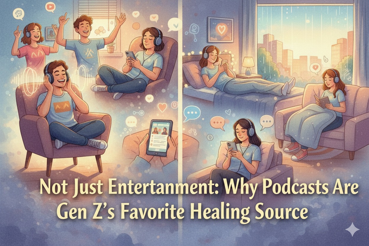 Not Just Entertainment: Why Podcasts Are Gen Z's Favorite Healing Source