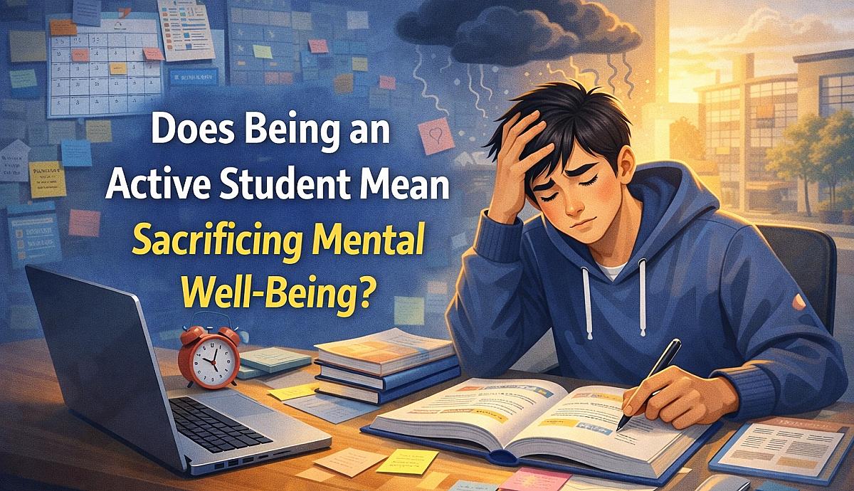 Does Being an Active Student Mean Sacrificing Mental Well-Being?