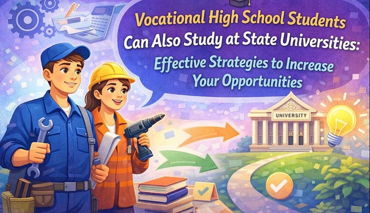Vocational High School Students Can Also Study at State Universities: Effective Strategies to Increase Your Opportunities