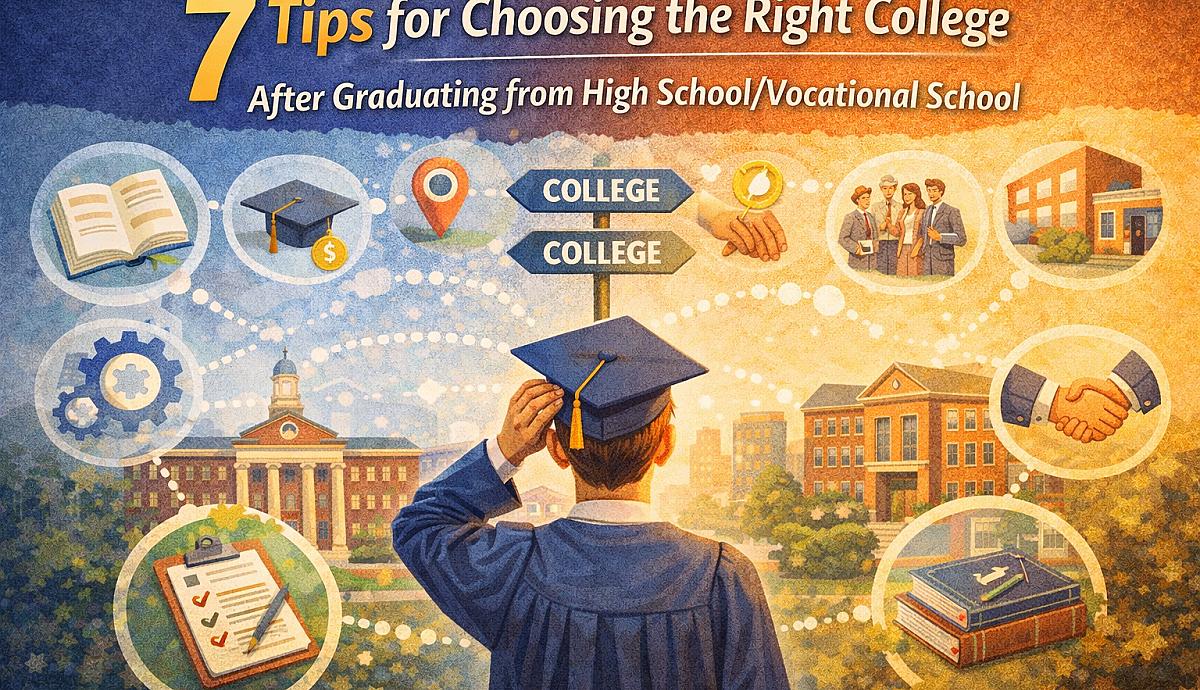 7 Tips for Choosing the Right College After Graduating from High School/Vocational School