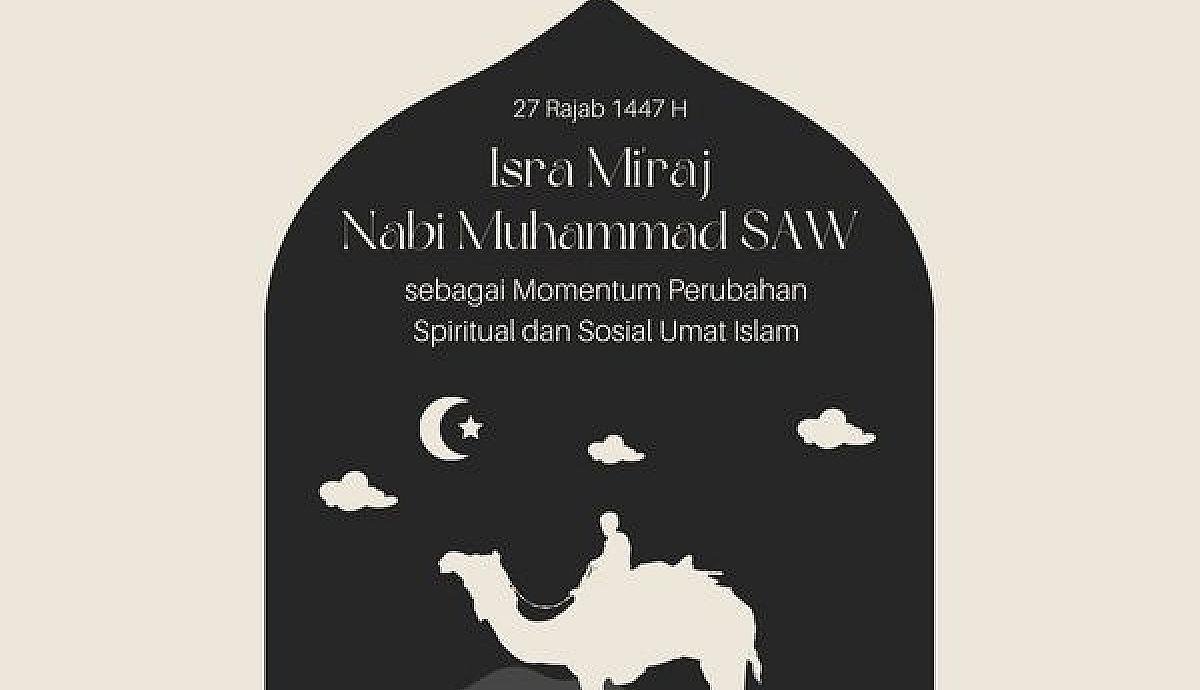 Isra Mi'raj sebagai Momentum Perubahan Spiritual dan Sosial Umat Islam