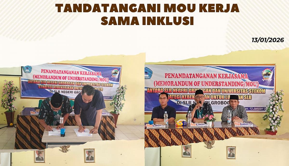 Universitas Stekom dan SLB Negeri Grobogan Resmi Tandatangani MoU Kerja Sama Inklusi