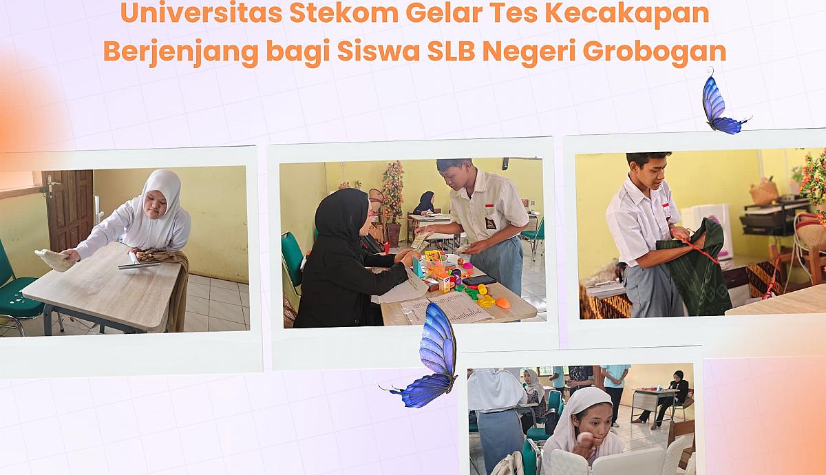 Universitas Stekom Gelar Tes Kecakapan Berjenjang bagi Siswa SLB Negeri Grobogan
