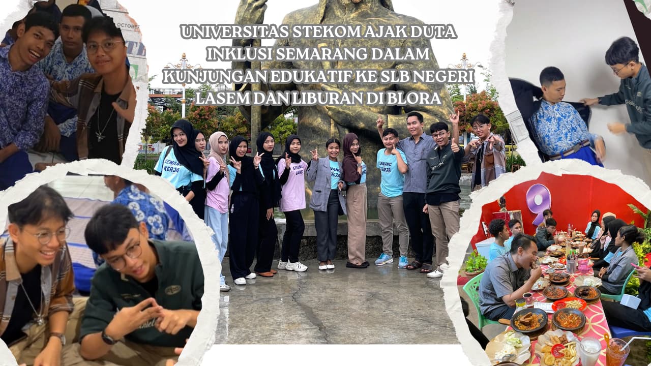 Universitas Stekom Ajak Duta Inklusi Semarang dalam Kunjungan Edukatif ke SLB Negeri Lasem dan liburan di Blora