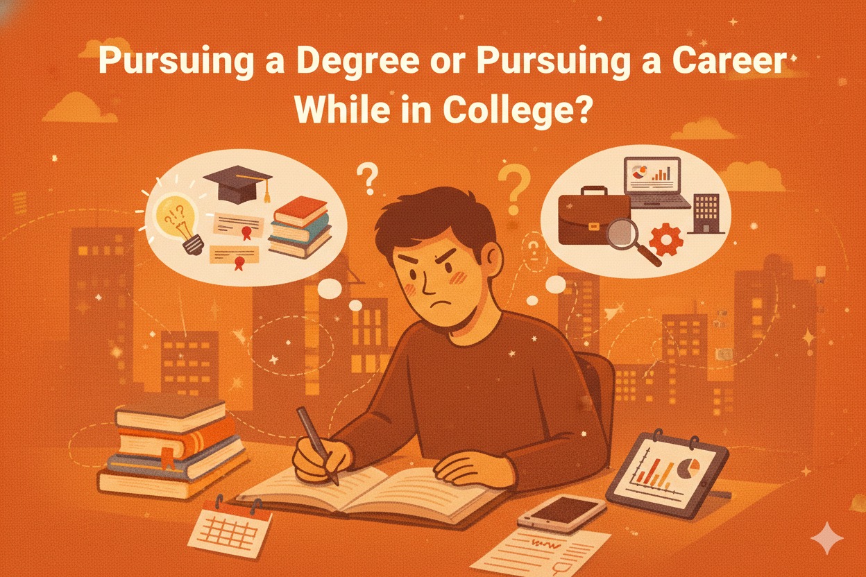 Pursuing a Degree or Pursuing a Career While in College?