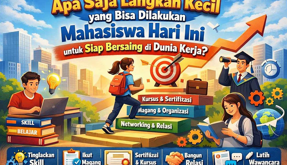 Apa Saja Langkah Kecil yang Bisa Dilakukan Mahasiswa Hari Ini untuk Siap Bersaing di Dunia Kerja?