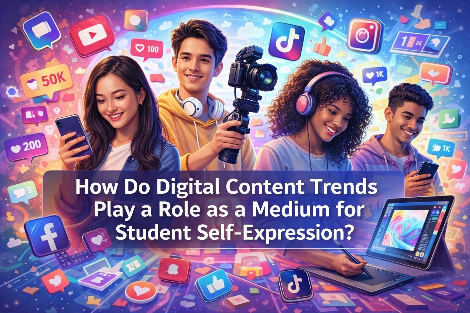 How Do Digital Content Trends Play a Role as a Medium for Student Self-Expression?