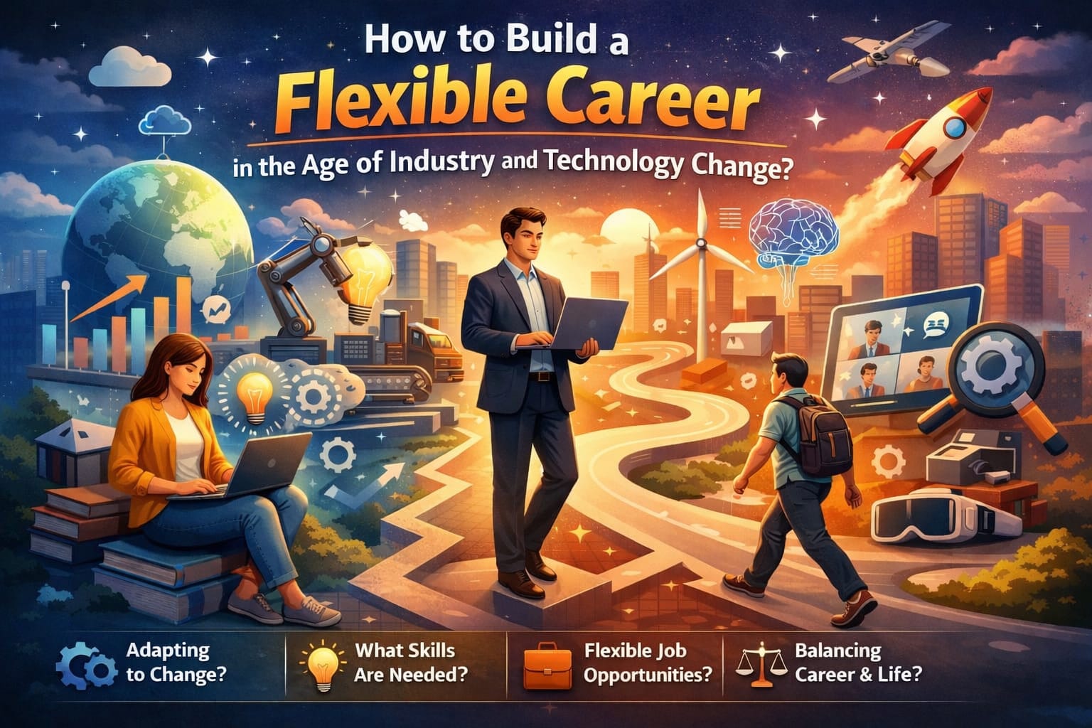 How to Build a Flexible Career Amidst Industrial and Technological Changes?