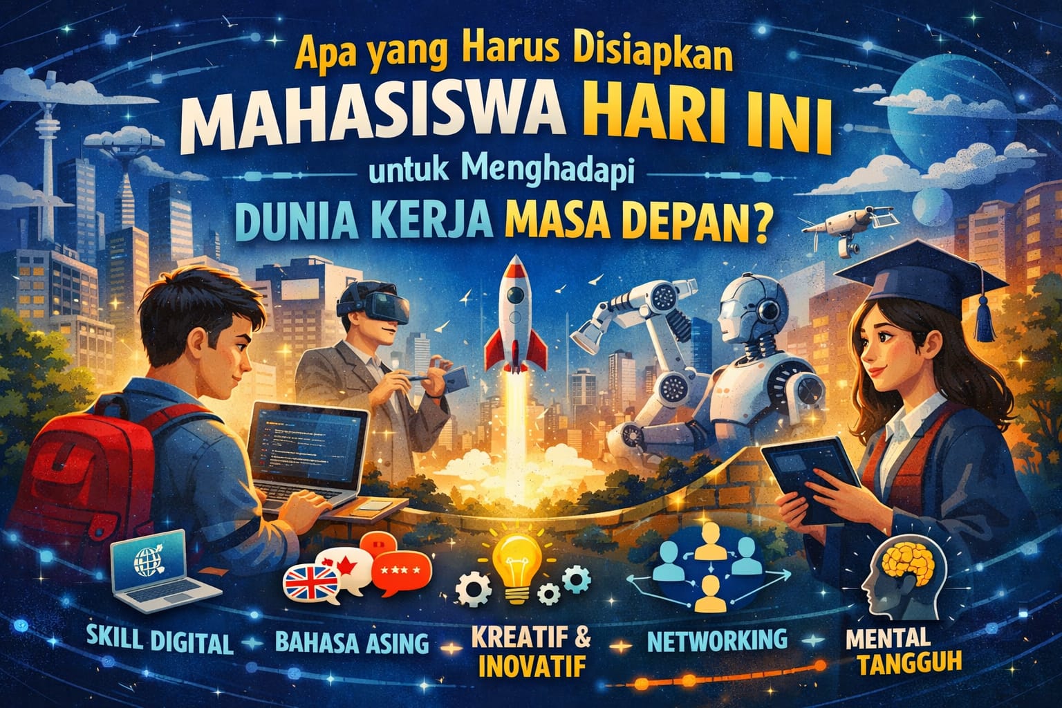 Apa yang Harus Disiapkan Mahasiswa Hari Ini untuk Menghadapi Dunia Kerja Masa Depan?