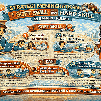 Strategi Meningkatkan Soft Skill dan Hard Skill di Bangku Kuliah