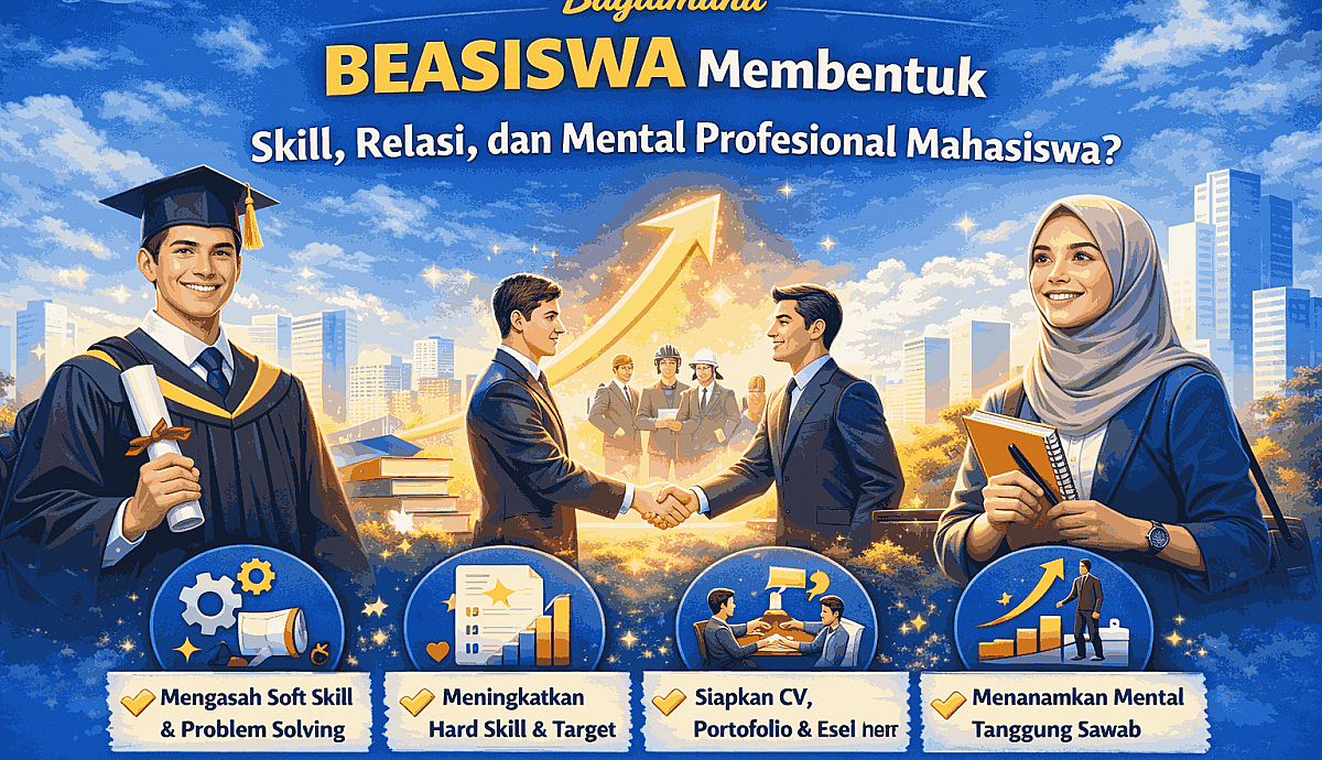 Bagaimana Beasiswa Membentuk Skill, Relasi, dan Mental Profesional Mahasiswa?