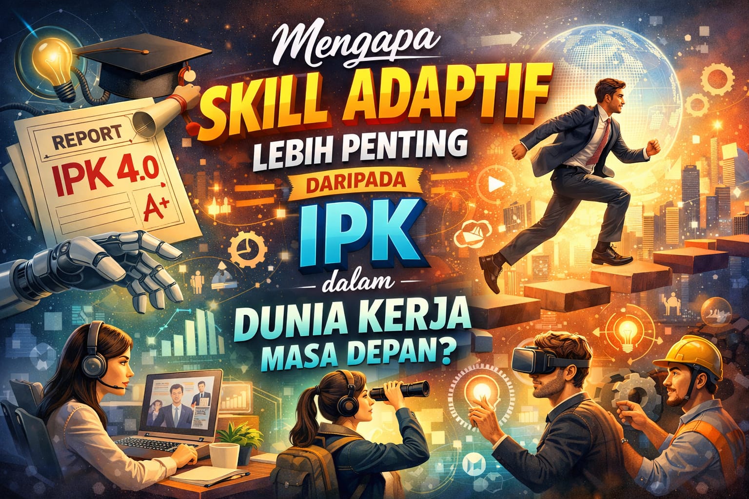 Mengapa Skill Adaptif Lebih Penting daripada IPK dalam Dunia Kerja Masa Depan?