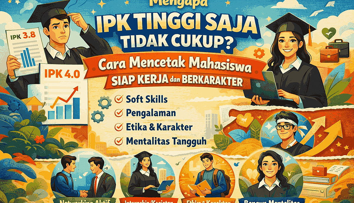 Mengapa IPK Tinggi Saja Tidak Cukup? Cara Mencetak Mahasiswa Siap Kerja dan Berkarakter