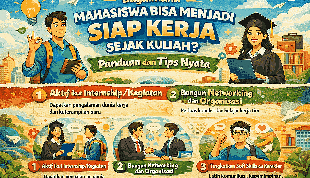 Bagaimana Mahasiswa Bisa Menjadi Siap Kerja Sejak Kuliah? Panduan dan Tips Nyata