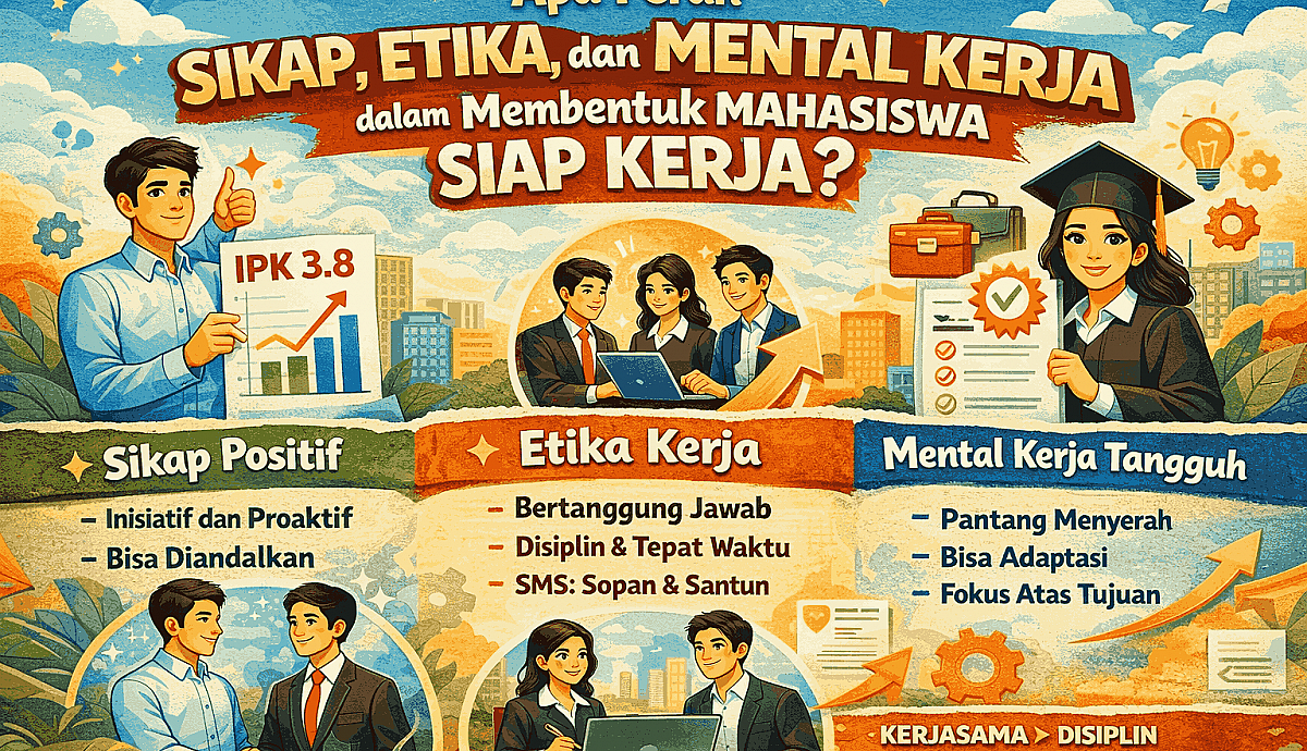 Apa Peran Sikap, Etika, dan Mental Kerja dalam Membentuk Mahasiswa Siap Kerja?