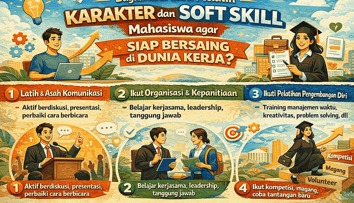 Bagaimana Cara Melatih Karakter dan Soft Skill Mahasiswa agar Siap Bersaing di Dunia Kerja?