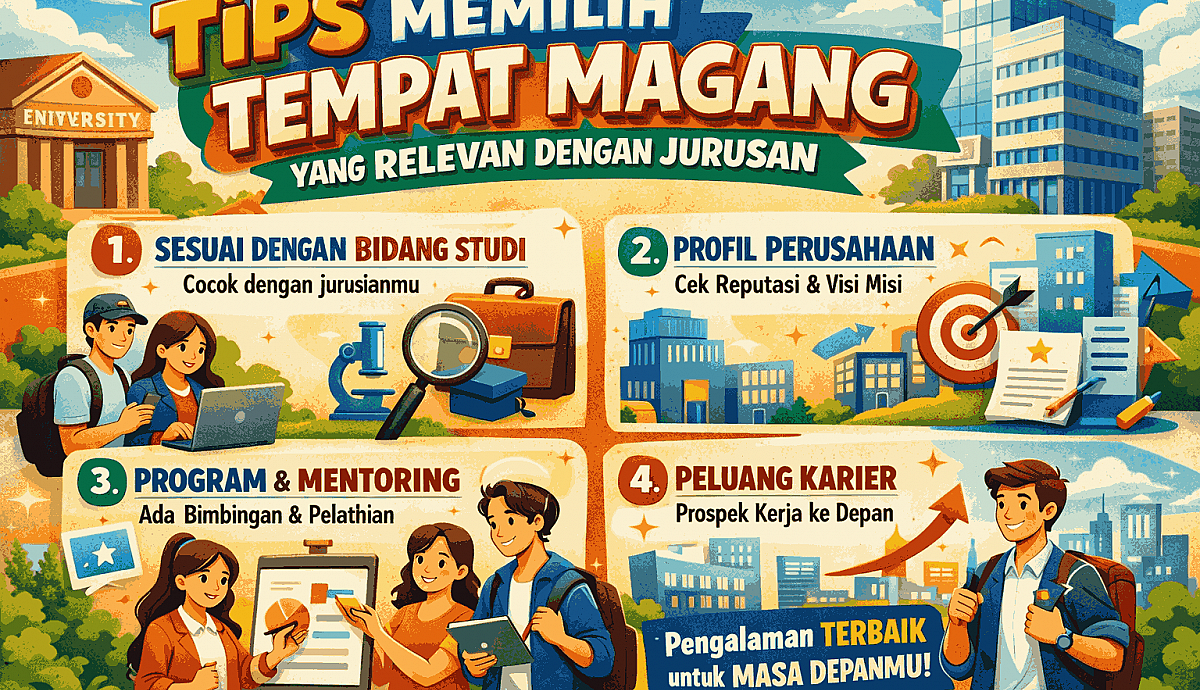 Tips Memilih Tempat Magang yang Relevan dengan Jurusan