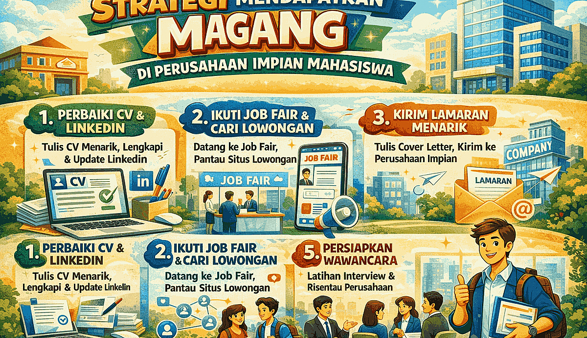 Strategi Mendapatkan Magang di Perusahaan Impian Mahasiswa