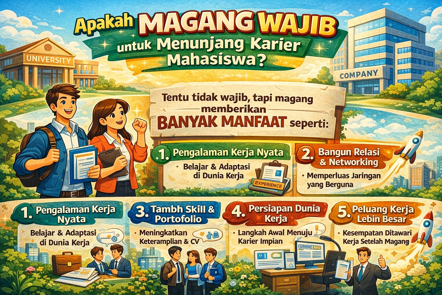 Apakah Magang Wajib untuk Menunjang Karier Mahasiswa