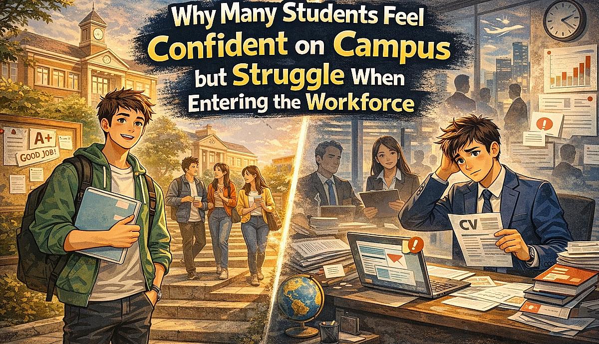 Why Many Students Feel Confident on Campus but Struggle When Entering the Workforce