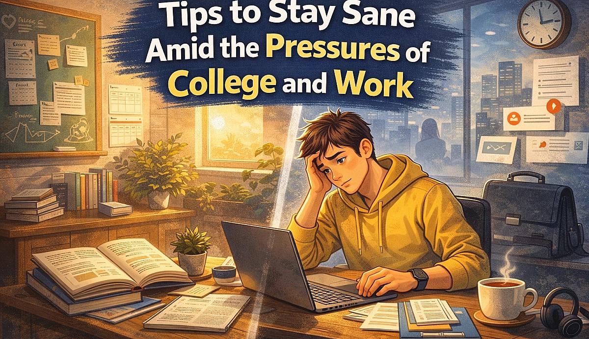 Tips to Stay Sane Amid the Pressures of College and Work