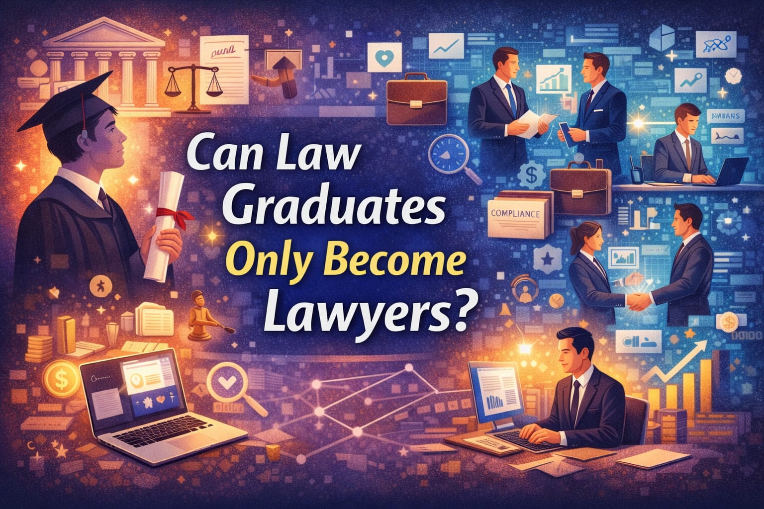 Can Law Graduates Only Become Lawyers?