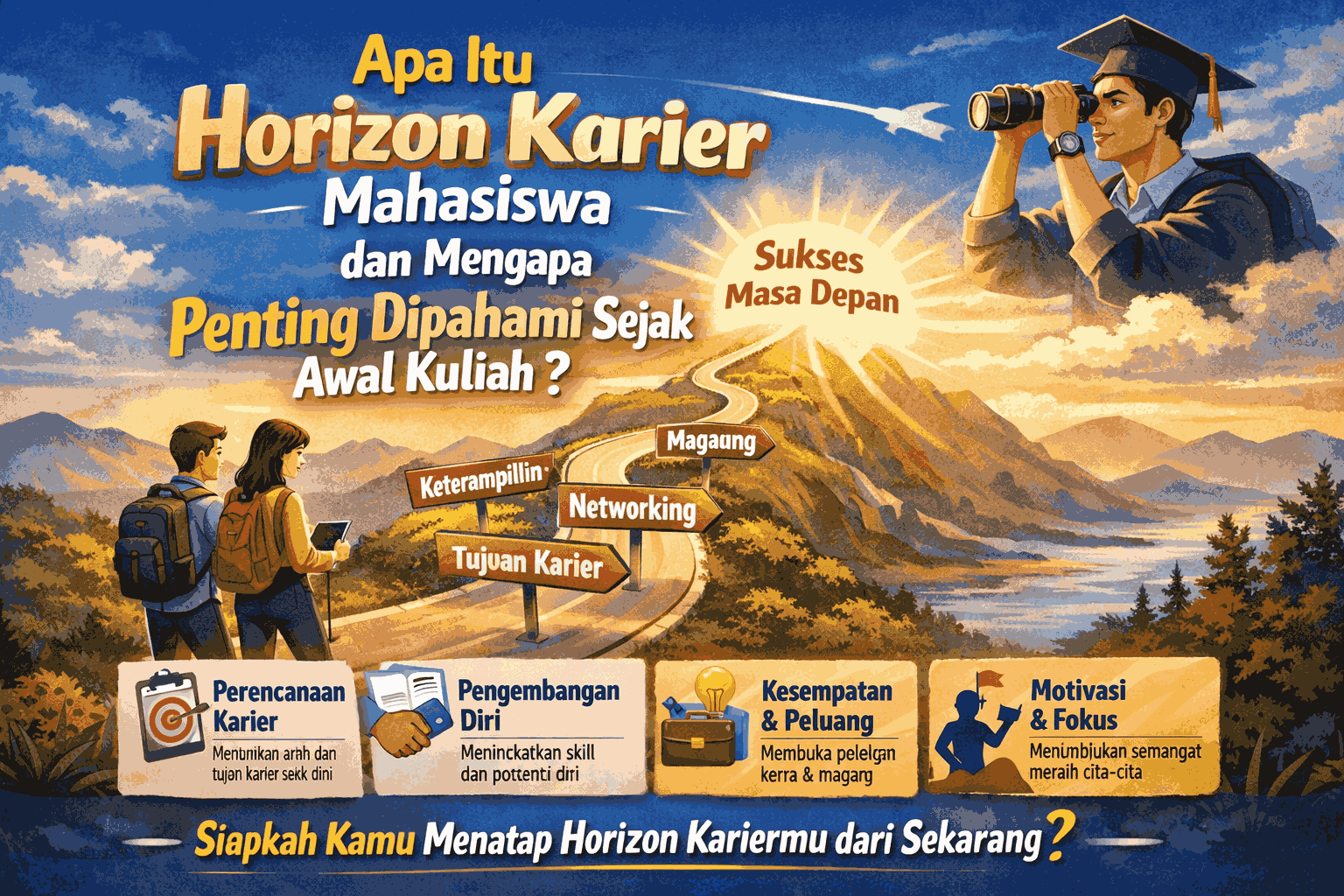 Apa Itu Horizon Karier Mahasiswa dan Mengapa Penting Dipahami Sejak Awal Kuliah?