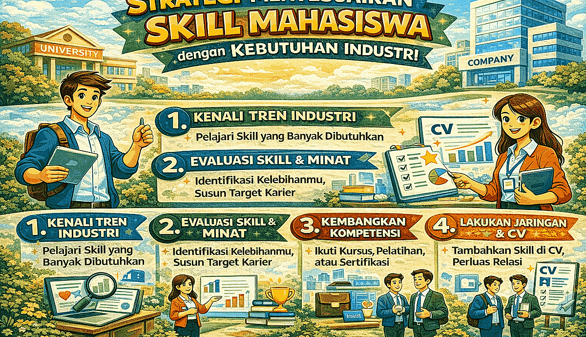 Strategi Menyesuaikan Skill Mahasiswa dengan Kebutuhan Industri