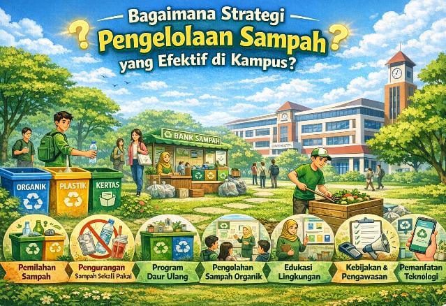 Bagaimana Strategi Pengelolaan Sampah yang Efektif di Kampus?