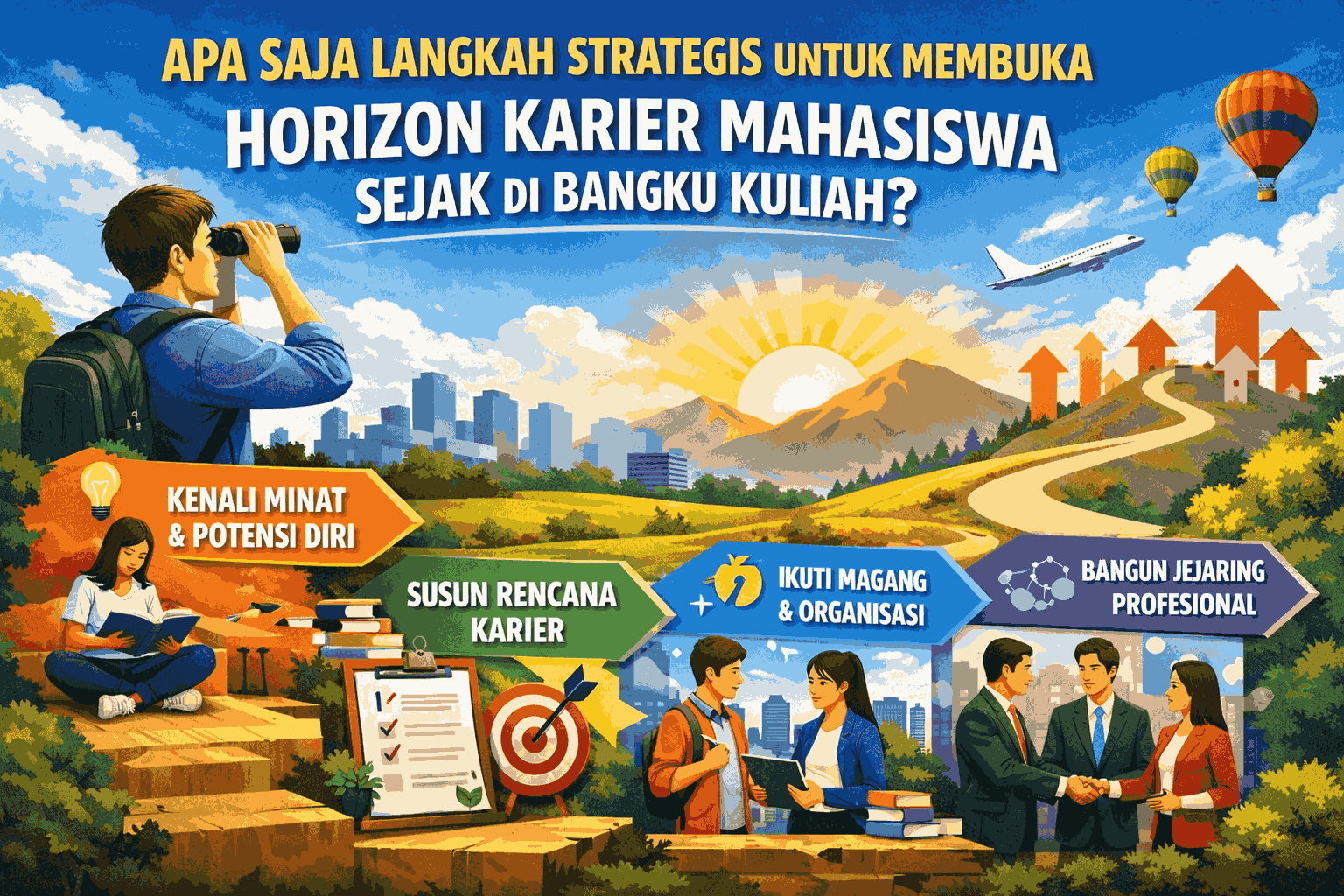 Apa Saja Langkah Strategis untuk Membuka Horizon Karier Mahasiswa Sejak di Bangku Kuliah?