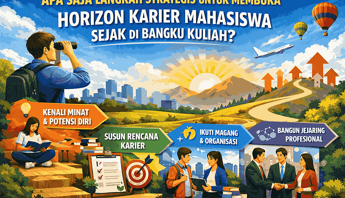 Apa Saja Langkah Strategis untuk Membuka Horizon Karier Mahasiswa Sejak di Bangku Kuliah?