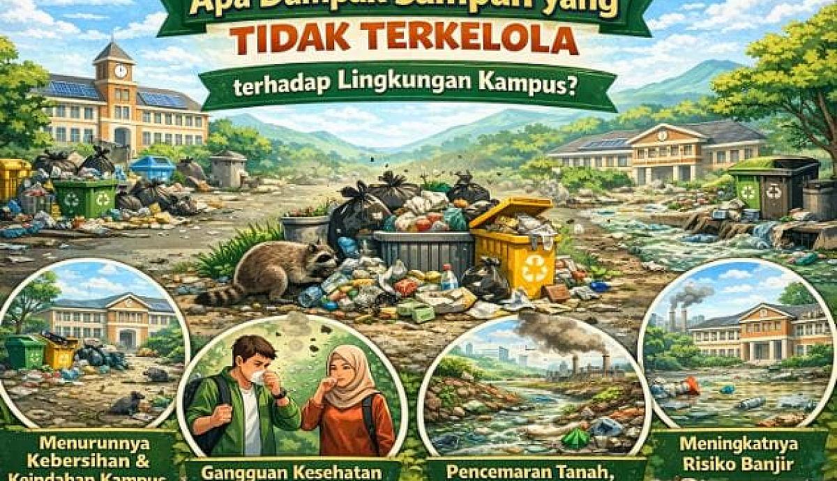 Apa Dampak Sampah yang Tidak Terkelola terhadap Lingkungan Kampus?