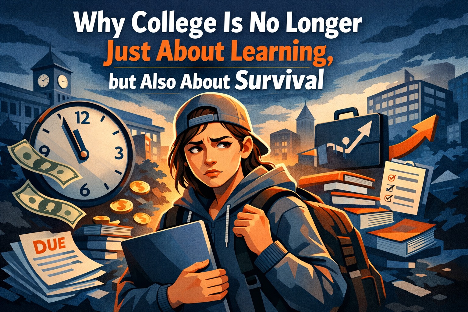 Why College Is No Longer Just About Learning, but Also About Survival