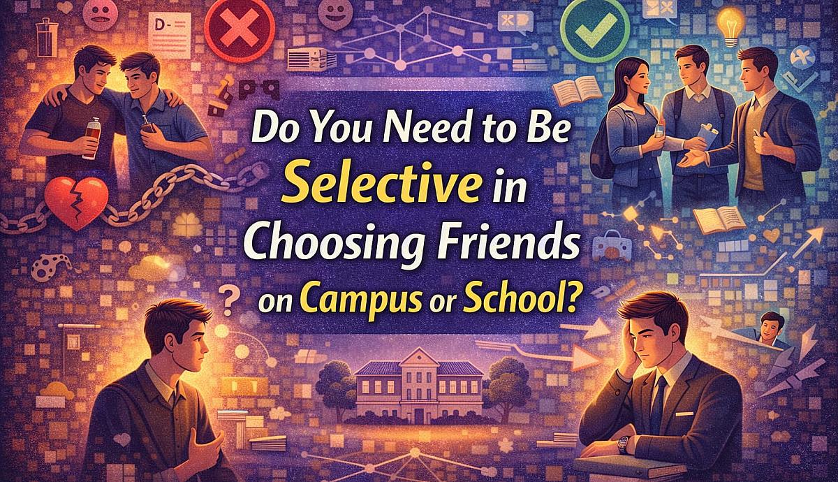 Do You Need to Be Selective in Choosing Friends on Campus or School?