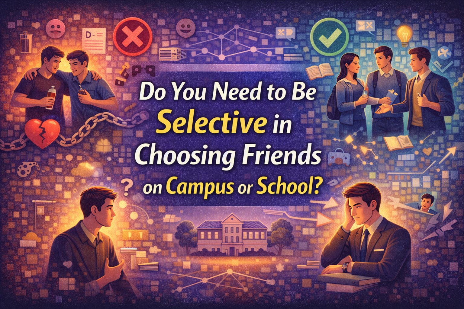 Do You Need to Be Selective in Choosing Friends on Campus or School?