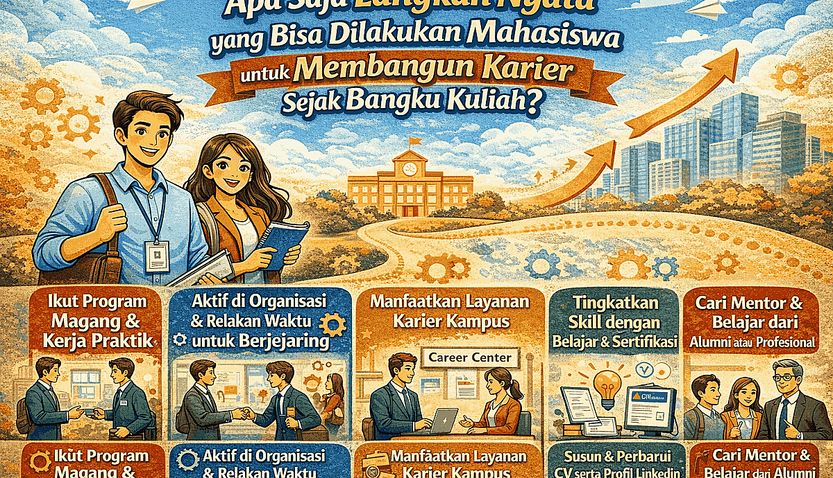 Apa Saja Langkah Nyata yang Bisa Dilakukan Mahasiswa untuk Membangun Karier Sejak Bangku Kuliah?