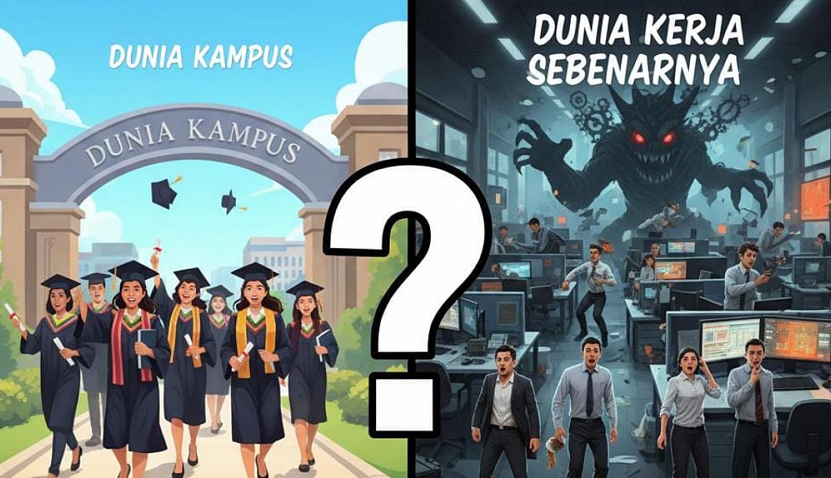 Mengapa Lulusan Kampus Sering Kaget Saat Masuk Dunia Kerja Sebenarnya