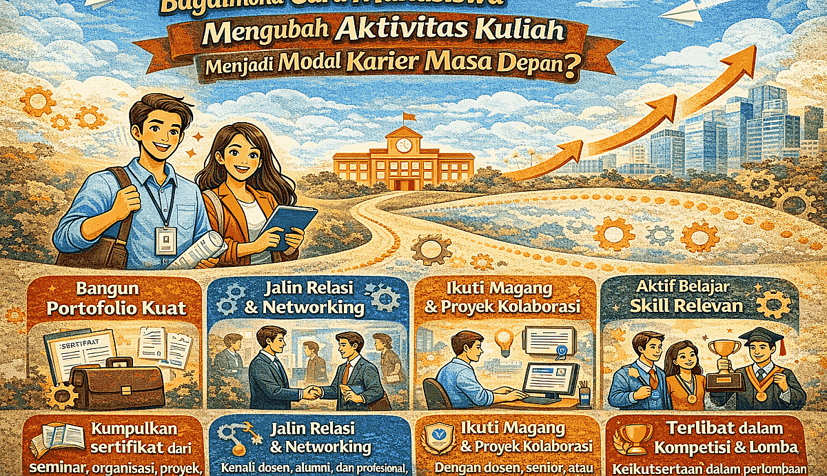 Bagaimana Cara Mahasiswa Mengubah Aktivitas Kuliah Menjadi Modal Karier Masa Depan?