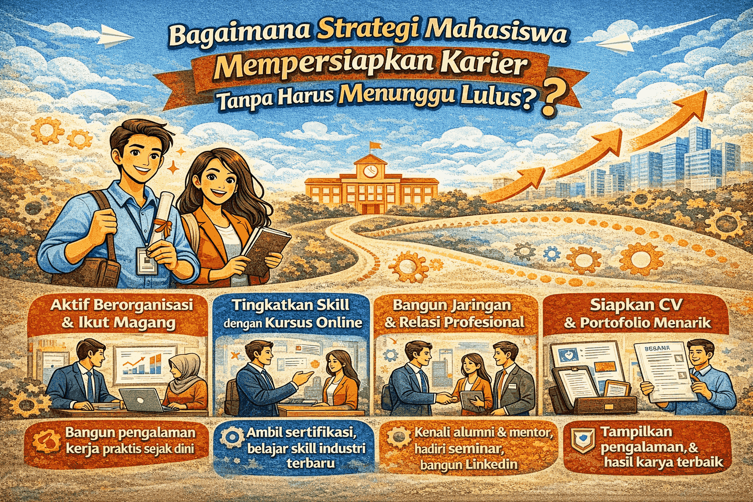 Bagaimana Strategi Mahasiswa Mempersiapkan Karier Tanpa Harus Menunggu Lulus?