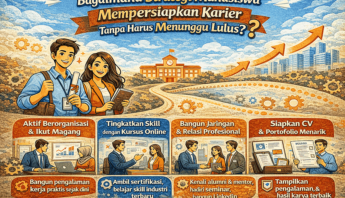 Bagaimana Strategi Mahasiswa Mempersiapkan Karier Tanpa Harus Menunggu Lulus?